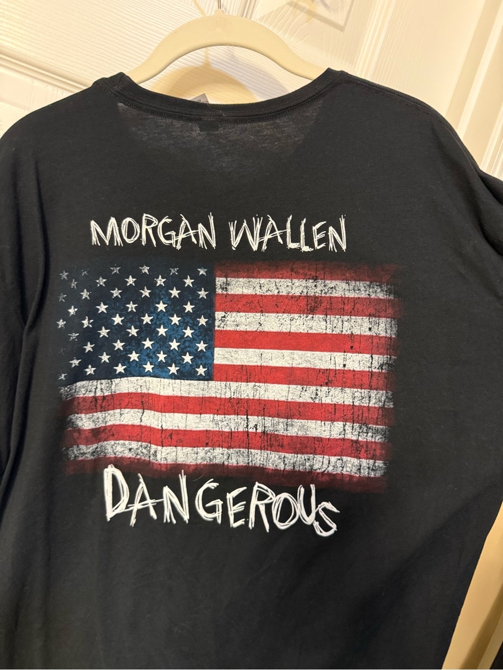 Morgan Wallen "Dangerous" Concert Tee with American Flag